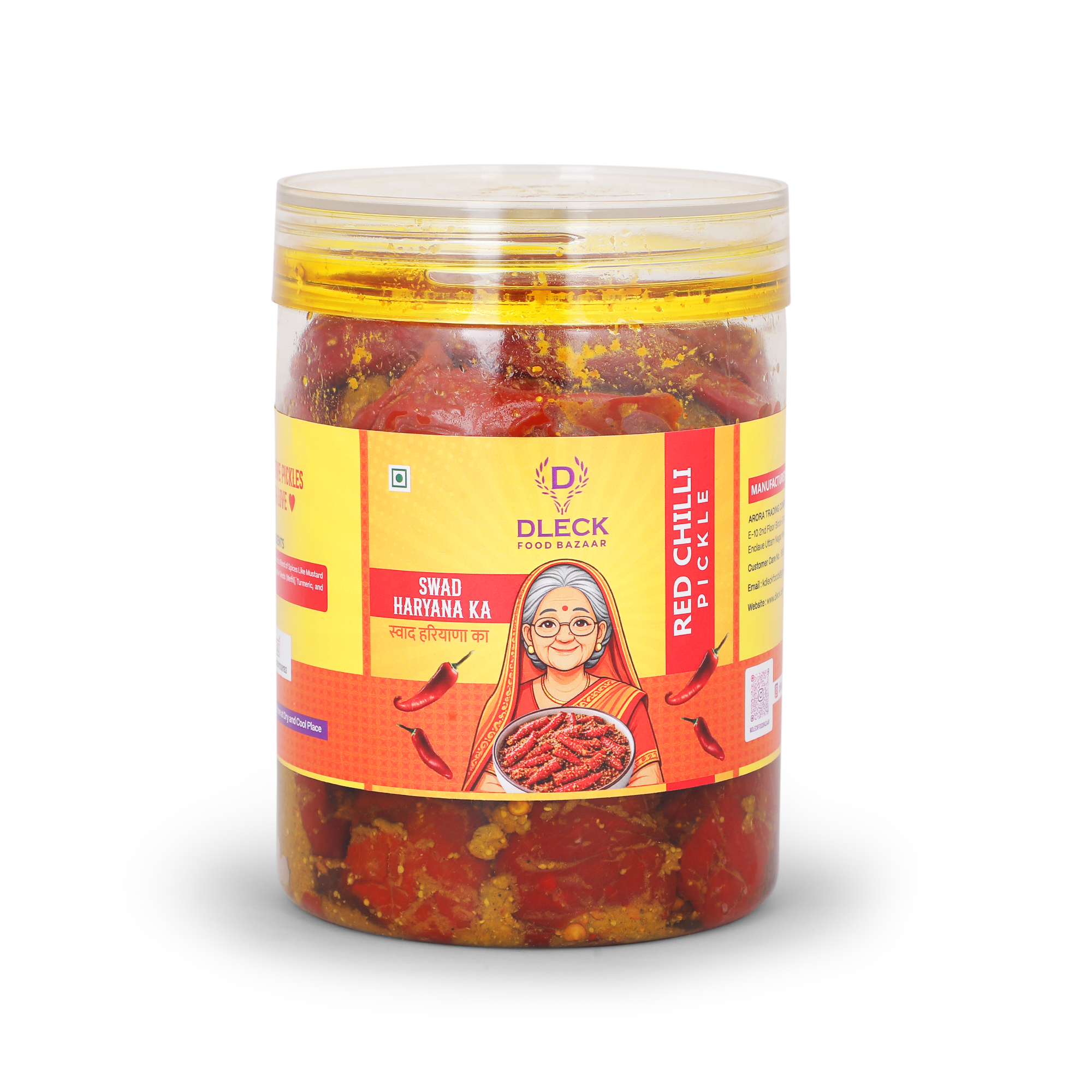 DLECK Red Chilli PIckle 1 KG DLECK Red Chilli PIckle 1 KG