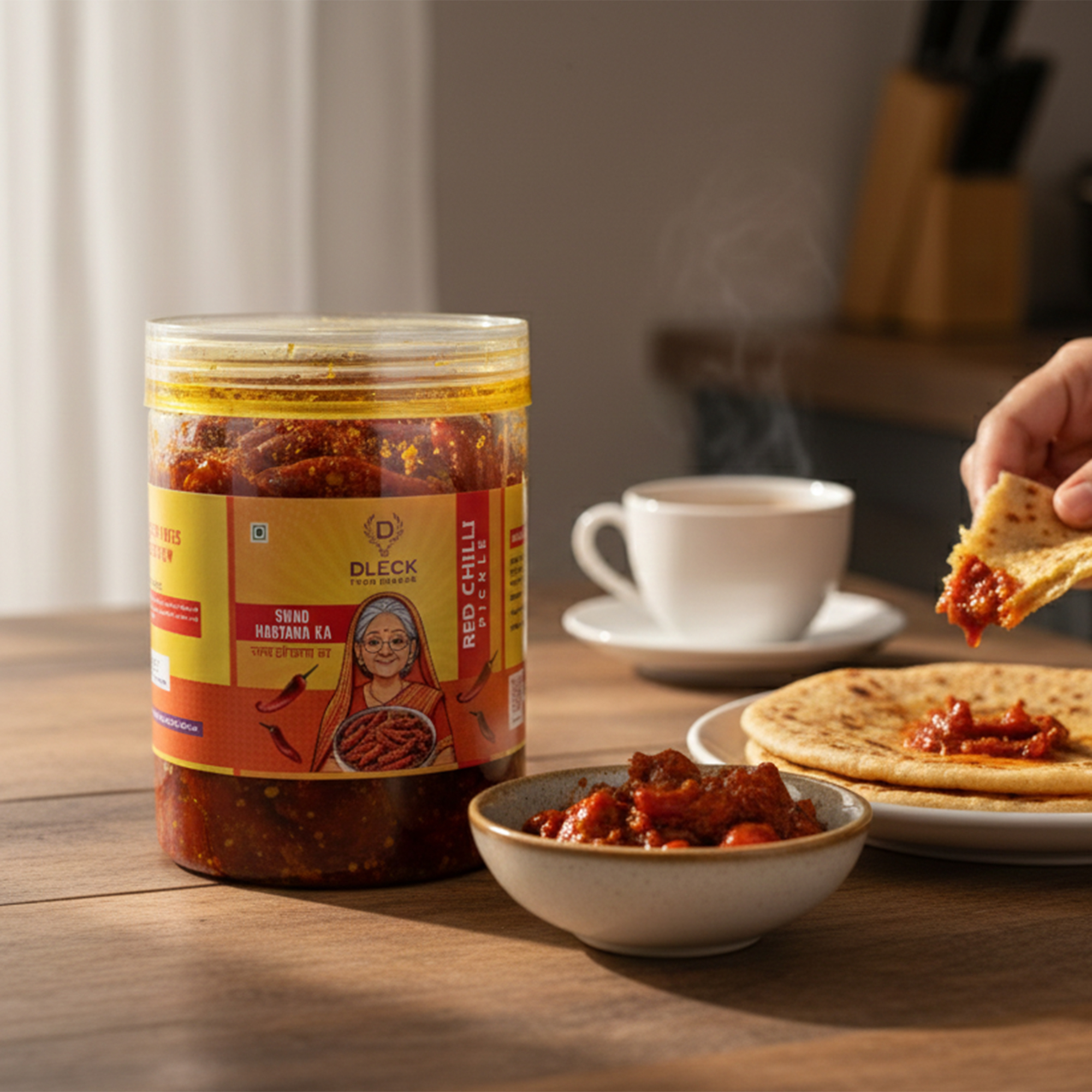 DLECK Red Chilli PIckle 1 KG DLECK Red Chilli PIckle 1 KG
