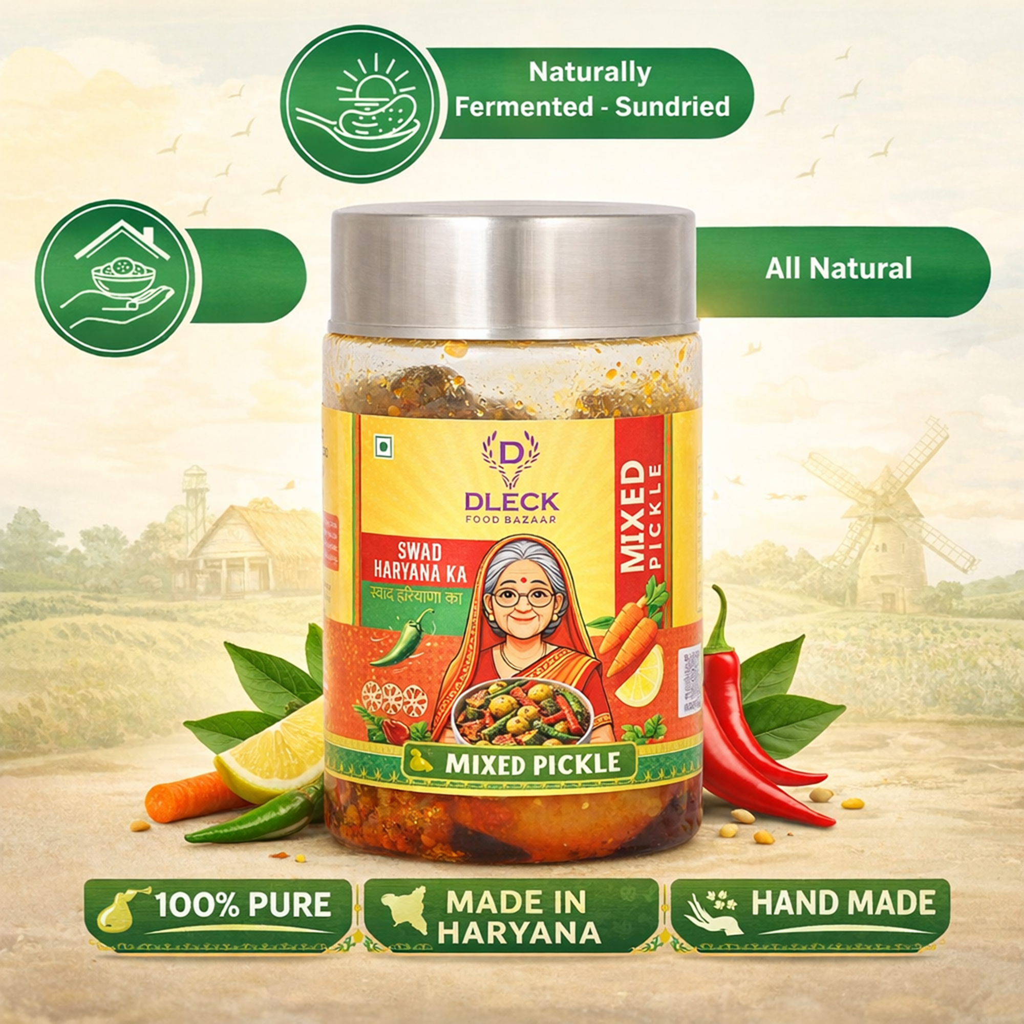DLECK Mixed Pickle 500 grm DLECK Mixed Pickle 500 grm